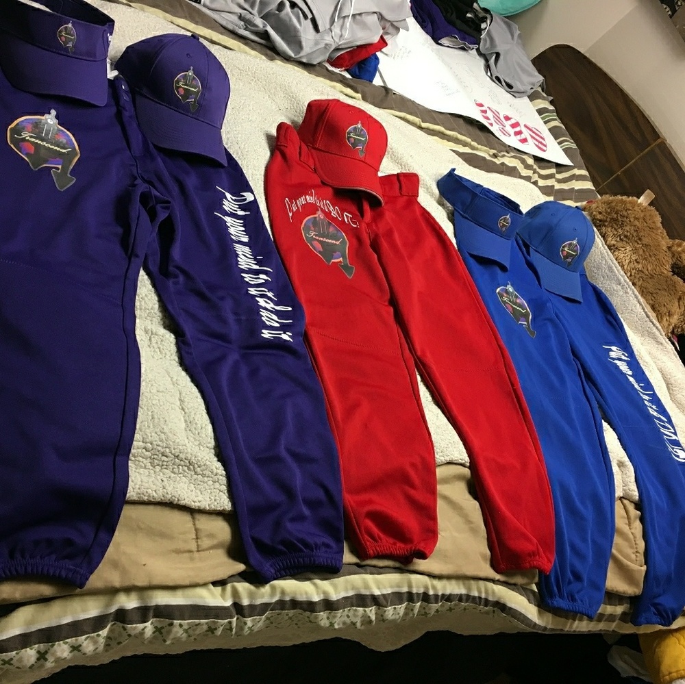Baseball pants/ hats